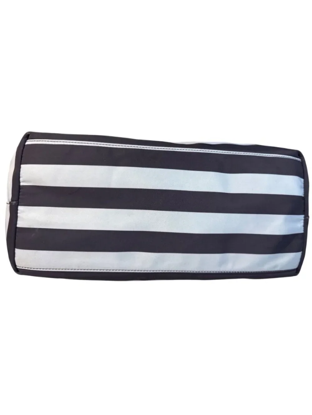 Tory Burch Striped Tote Bag Navy & White 16